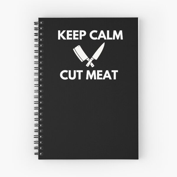 Item preview, Keep Calm Cut Meat - butcher funny jokes and quotes designed and sold by ProtonProject.