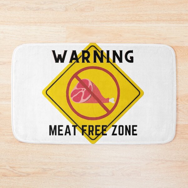 Item preview, WARNING MEAT FREE ZONE designed and sold by Surfing Designs.Life.