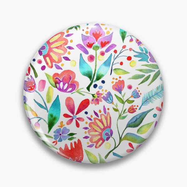 Item preview, Maximum Folk Florals designed and sold by SandraArtStudio.