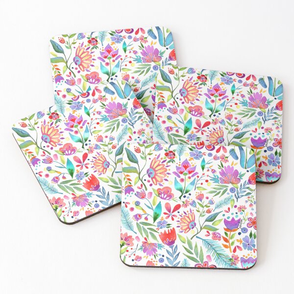 Item preview, Maximum Folk Florals designed and sold by SandraArtStudio.