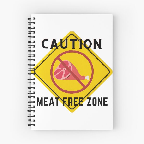 Item preview, CAUTION MEAT FREE ZONE designed and sold by Surfing Designs.Life.
