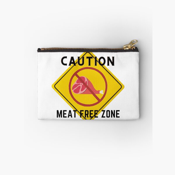 Item preview, CAUTION MEAT FREE ZONE designed and sold by Surfing Designs.Life.