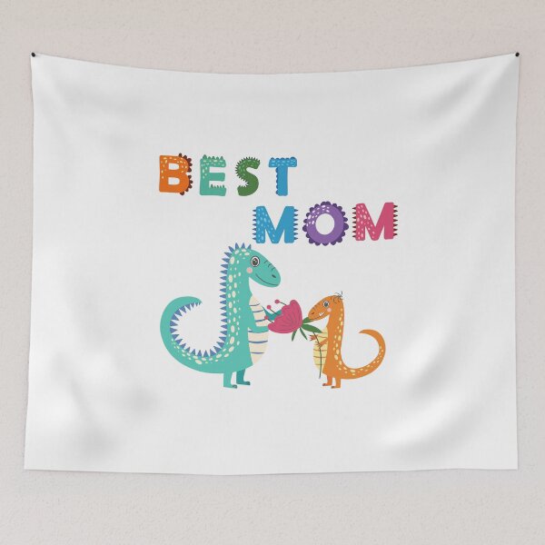 Item preview, Vintage Best mom Dino illustration  designed and sold by X-Trends.