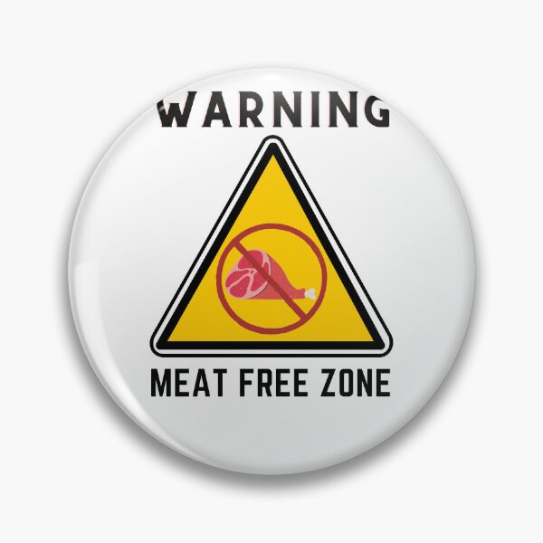 Item preview, WARNING MEAT FREE ZONE designed and sold by Surfing Designs.Life.