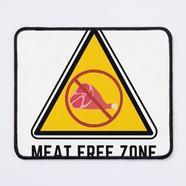 Item preview, WARNING MEAT FREE ZONE designed and sold by Surfing Designs.Life.