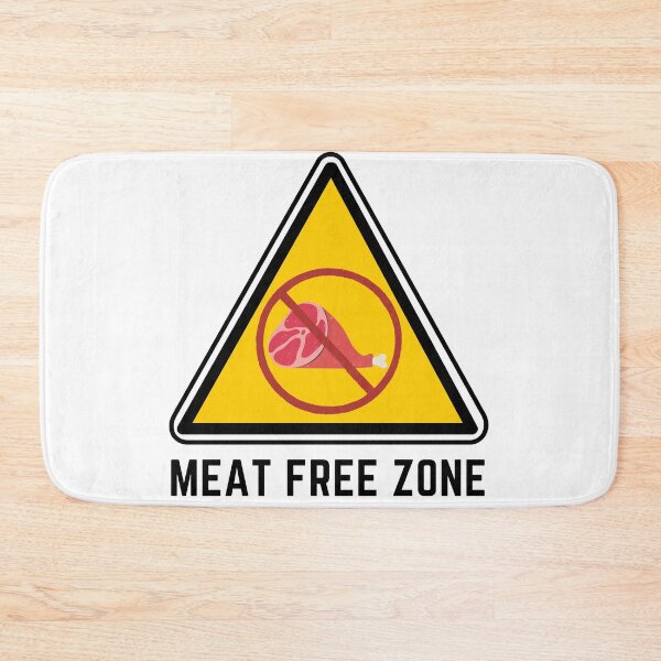 Item preview, WARNING MEAT FREE ZONE designed and sold by Surfing Designs.Life.