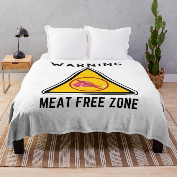 Item preview, WARNING MEAT FREE ZONE designed and sold by Surfing Designs.Life.
