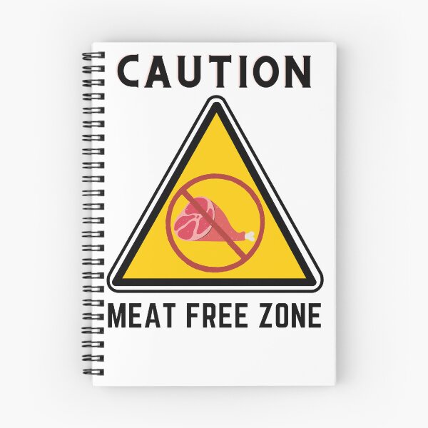 Item preview, CAUTION MEAT FREE ZONE designed and sold by Surfing Designs.Life.