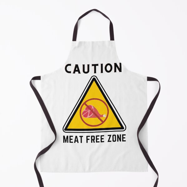 Item preview, CAUTION MEAT FREE ZONE designed and sold by Surfing Designs.Life.