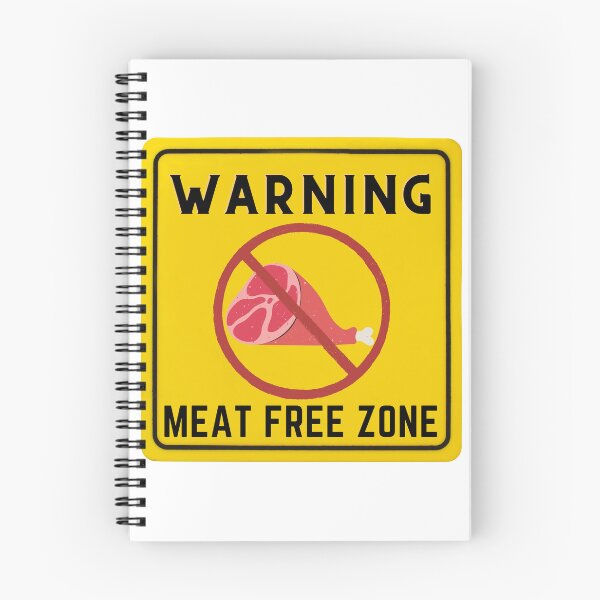 Item preview, WARNING MEAT FREE ZONE designed and sold by Surfing Designs.Life.