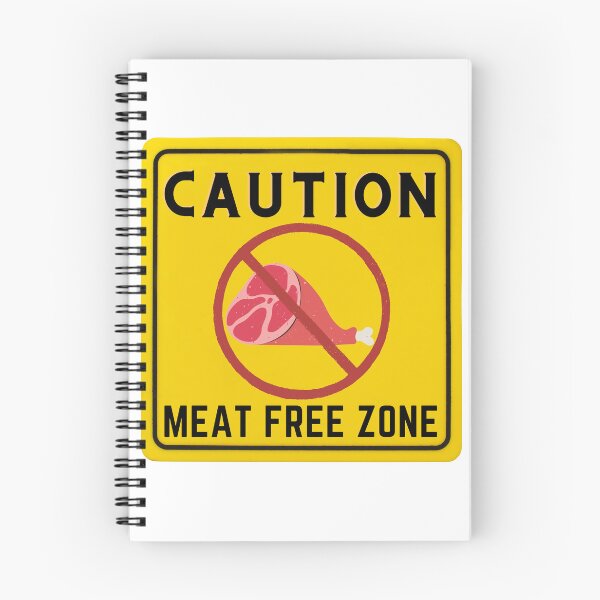 Item preview, CAUTION MEAT FREE ZONE designed and sold by Surfing Designs.Life.