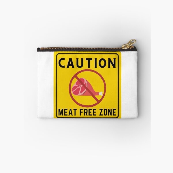 Item preview, CAUTION MEAT FREE ZONE designed and sold by Surfing Designs.Life.