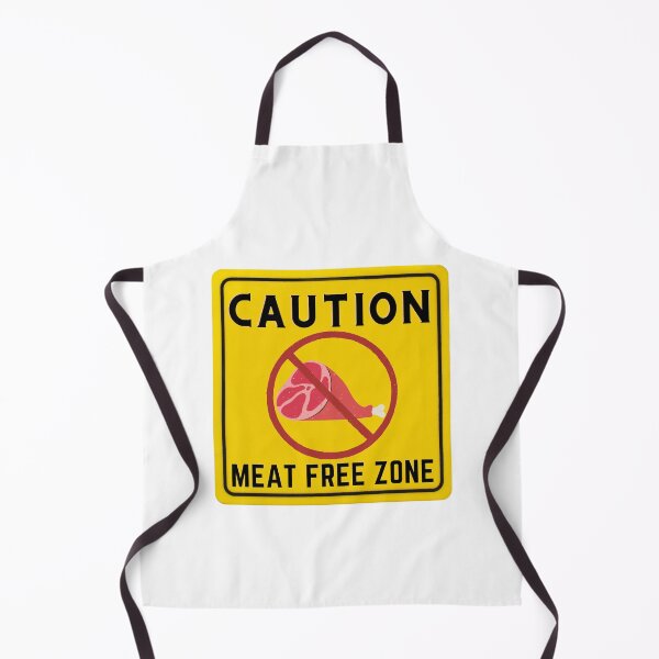 Item preview, CAUTION MEAT FREE ZONE designed and sold by Surfing Designs.Life.
