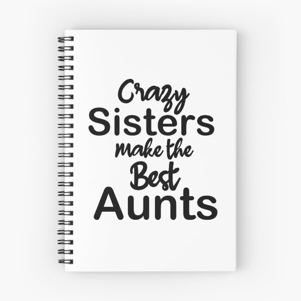 Item preview, crazy sisters make the best aunts, Gift for Sister aunt, crazy sisters, Promoted to Auntie, Pregnancy Announcement designed and sold by adjamine.