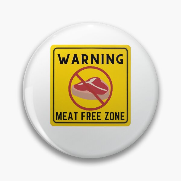 Item preview, WARNING MEAT FREE ZONE designed and sold by Surfing Designs.Life.