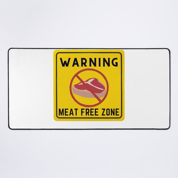 Item preview, WARNING MEAT FREE ZONE designed and sold by Surfing Designs.Life.