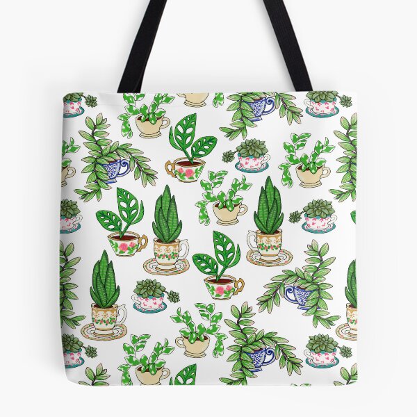 Item preview, Teacup Plants Pattern designed and sold by paintedpansy.