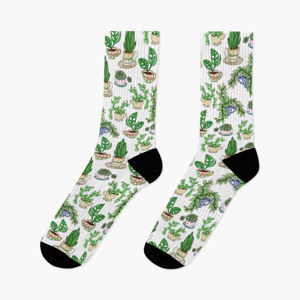 Item preview, Teacup Plants Pattern designed and sold by paintedpansy.