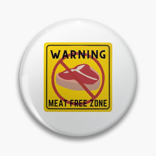 Item preview, WARNING MEAT FREE ZONE designed and sold by Surfing Designs.Life.