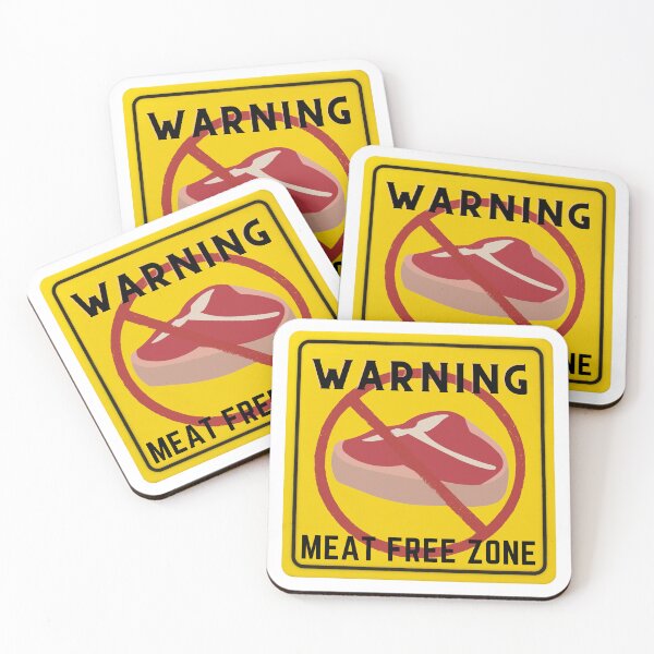 Item preview, WARNING MEAT FREE ZONE designed and sold by Surfing Designs.Life.