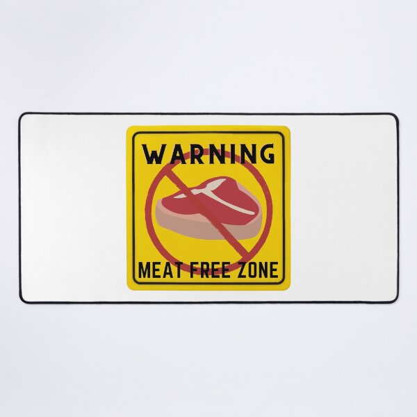 Item preview, WARNING MEAT FREE ZONE designed and sold by Surfing Designs.Life.