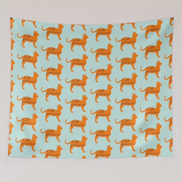 Item preview, Cat person standing ~ orange designed and sold by moonlovedesigns.