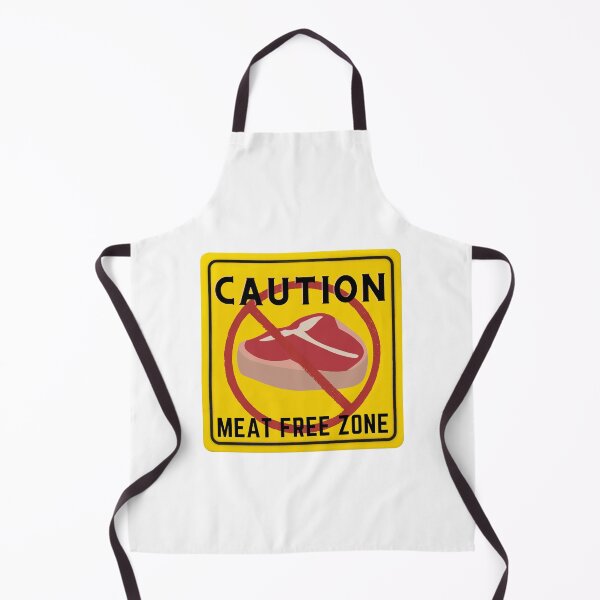 Item preview, CAUTION MEAT FREE ZONE designed and sold by Surfing Designs.Life.