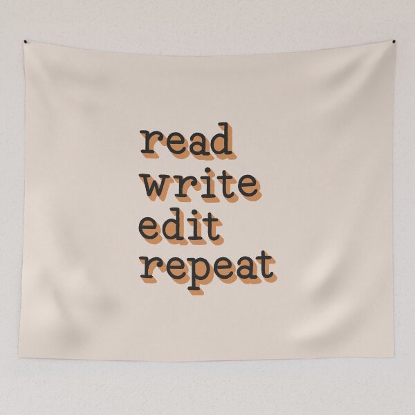 Item preview, read write edit repeat designed and sold by madeadventurous.