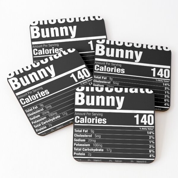 Item preview, Nutrition Facts Chocolate Bunny Easter Food designed and sold by DKshowmaker.