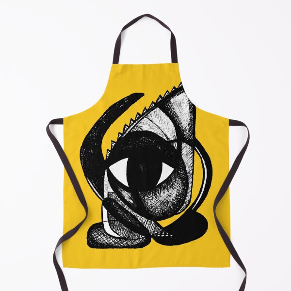 Item preview, "I see you" - African Symbolic Surrealist Art - Yellow designed and sold by Tony Cisse.