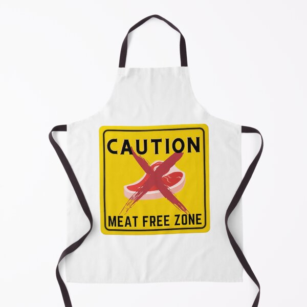 Item preview, CAUTION MEAT FREE ZONE designed and sold by Surfing Designs.Life.
