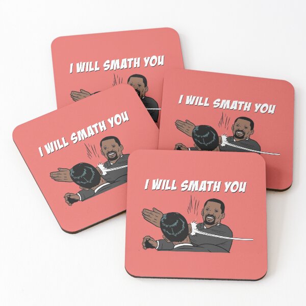 Item preview, I will smath you Oscar Slap Funny Meme, sticker and T-shirt designed and sold by Eddyed.