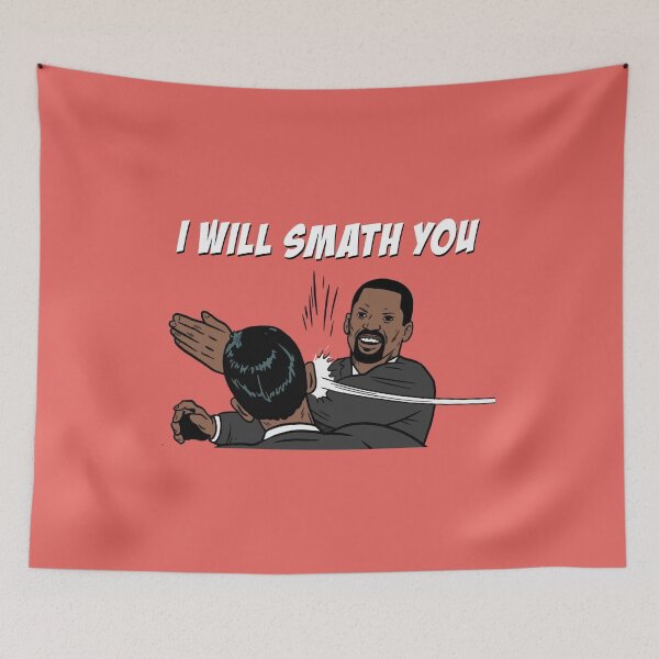 Item preview, I will smath you Oscar Slap Funny Meme, sticker and T-shirt designed and sold by Eddyed.