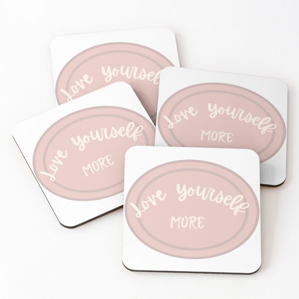 Item preview, Love yourself more, inspirational life quote  designed and sold by Sanaura.