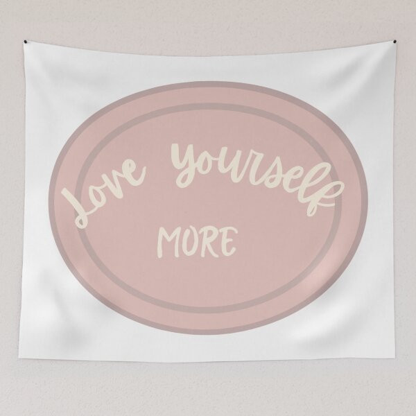 Item preview, Love yourself more, inspirational life quote  designed and sold by Sanaura.
