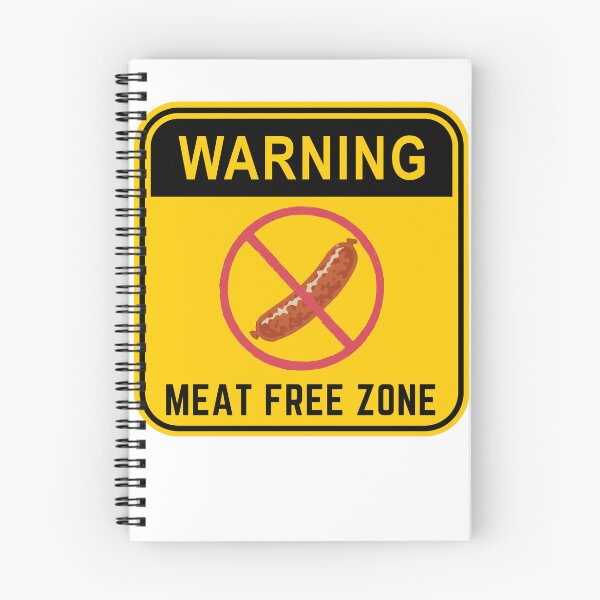 Item preview,  WARNING MEAT FREE ZONE designed and sold by Surfing Designs.Life.