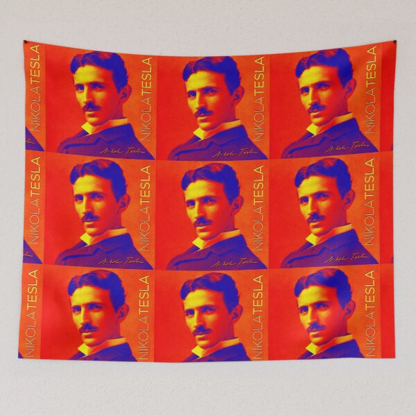 Item preview, Nikola Tesla Poster designed and sold by essentialquotes.