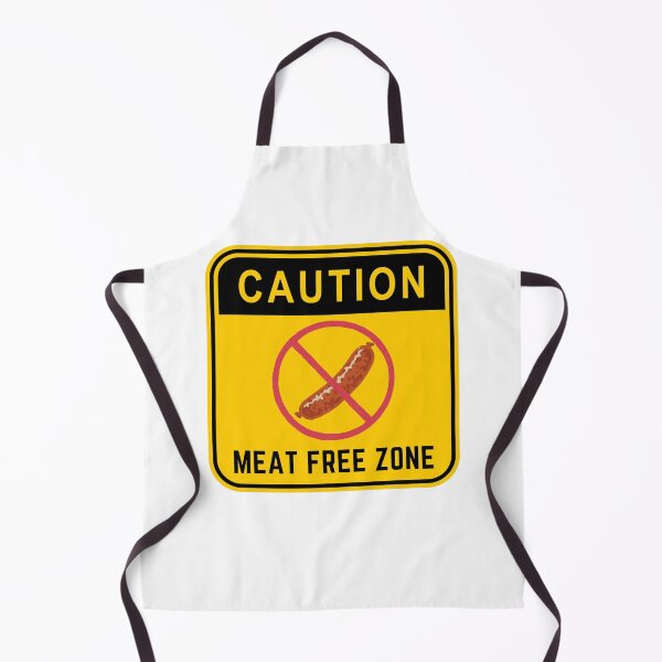 Item preview, CAUTION MEAT FREE ZONE designed and sold by Surfing Designs.Life.