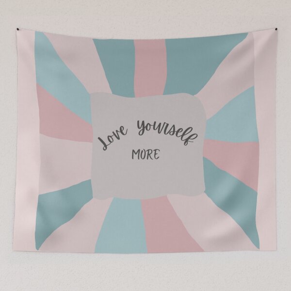 Item preview, Love yourself more, inspirational life quote  designed and sold by Sanaura.