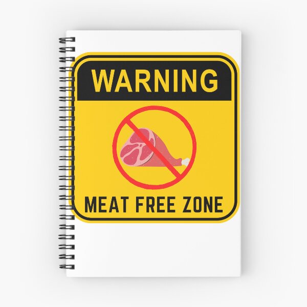 Item preview, WARNING MEAT FREE ZONE designed and sold by Surfing Designs.Life.