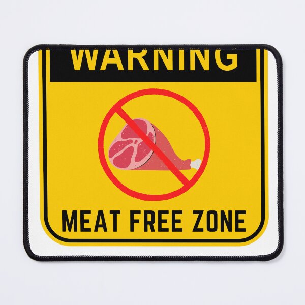 Item preview, WARNING MEAT FREE ZONE designed and sold by Surfing Designs.Life.