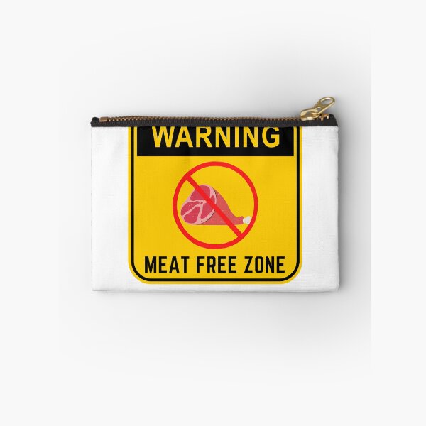 Item preview, WARNING MEAT FREE ZONE designed and sold by Surfing Designs.Life.