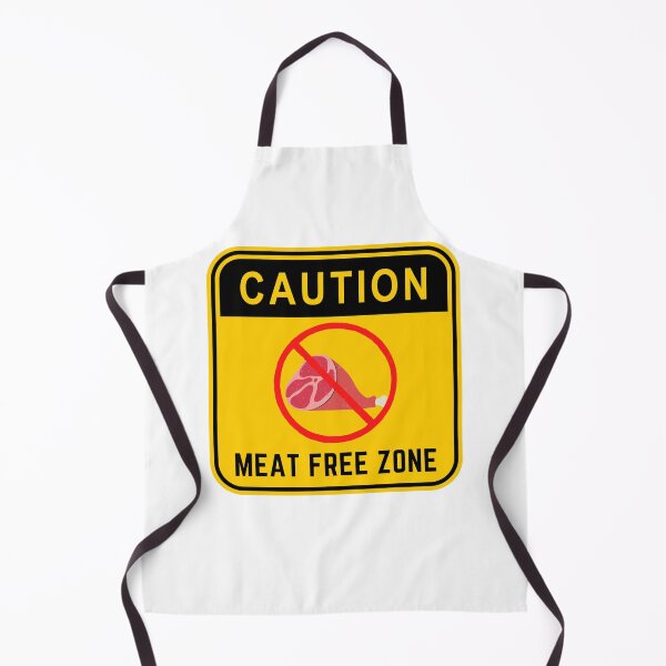 Item preview, CAUTION MEAT FREE ZONE designed and sold by Surfing Designs.Life.