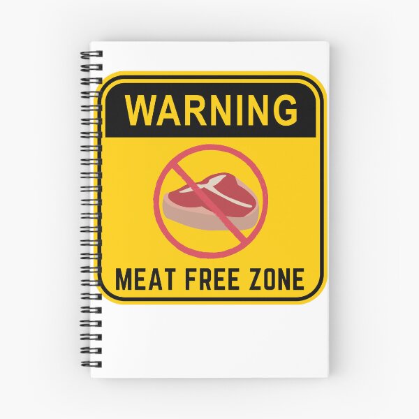 Item preview, WARNING MEAT FREE ZONE designed and sold by Surfing Designs.Life.