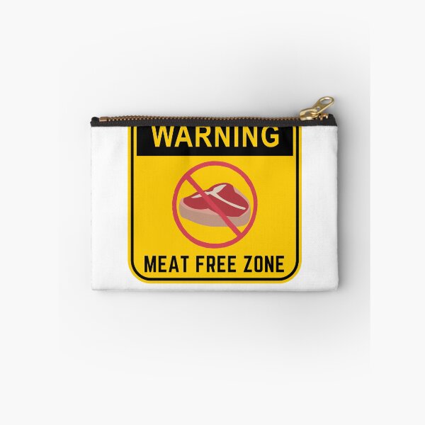 Item preview, WARNING MEAT FREE ZONE designed and sold by Surfing Designs.Life.