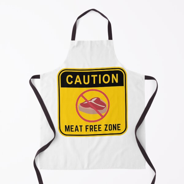 Item preview, CAUTION MEAT FREE ZONE designed and sold by Surfing Designs.Life.