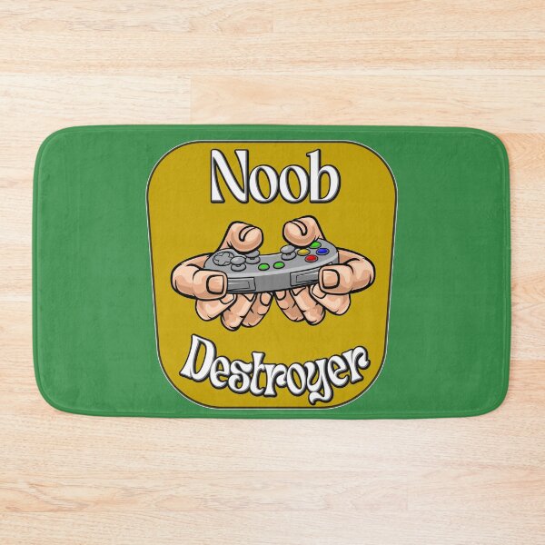 Item preview, Noob destroyer with console controller. Funny gaming quote.  designed and sold by AEROSPACE-IND.