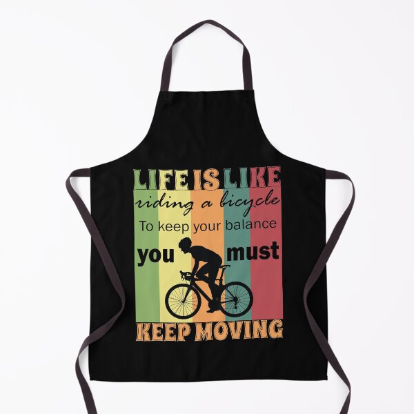 Item preview, Life is like riding bicycle you must keep moving - Quotes about life motivational - life quotes - motivational quotes designed and sold by Alice-Elgawi.