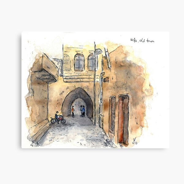 Old Town Alleys (Altstadtgassen) Canvas Print