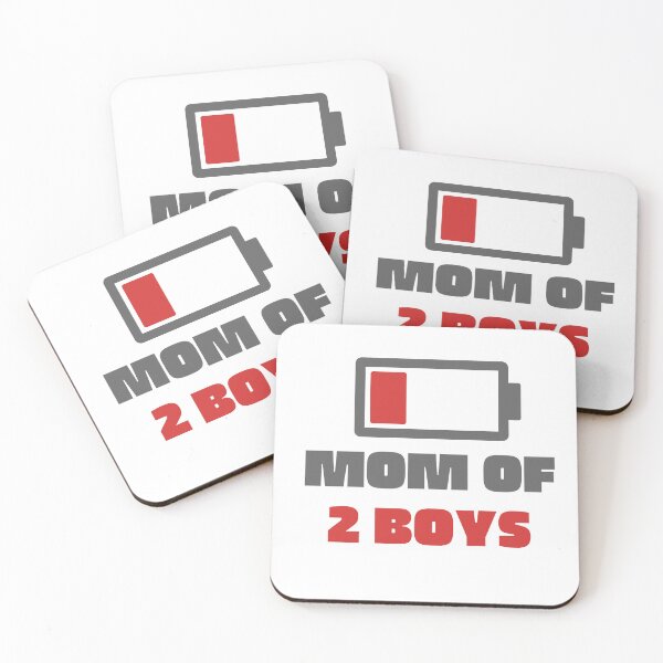 Item preview, Vintage Mom of Two Boys Bold Typography  designed and sold by X-Trends.